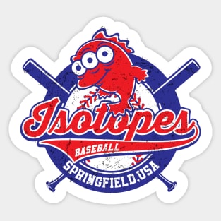 Isotopes Baseball Sticker